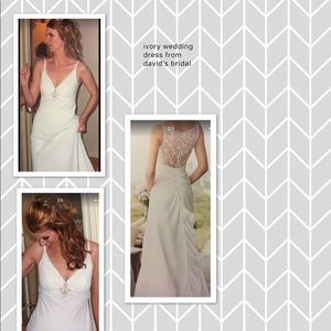 ivory wedding dress